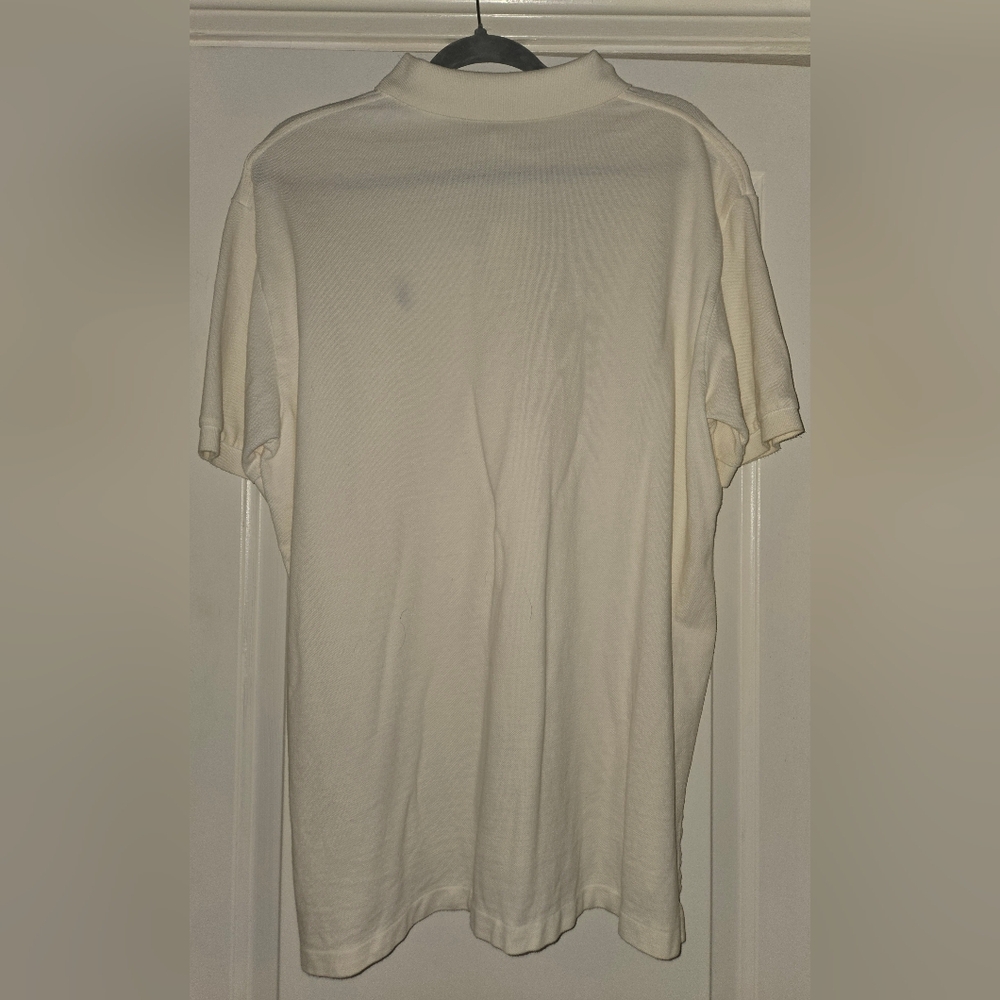 Polo by Ralph Lauren Men's White Polo Shirt, Size XL - Picture 2 of 3